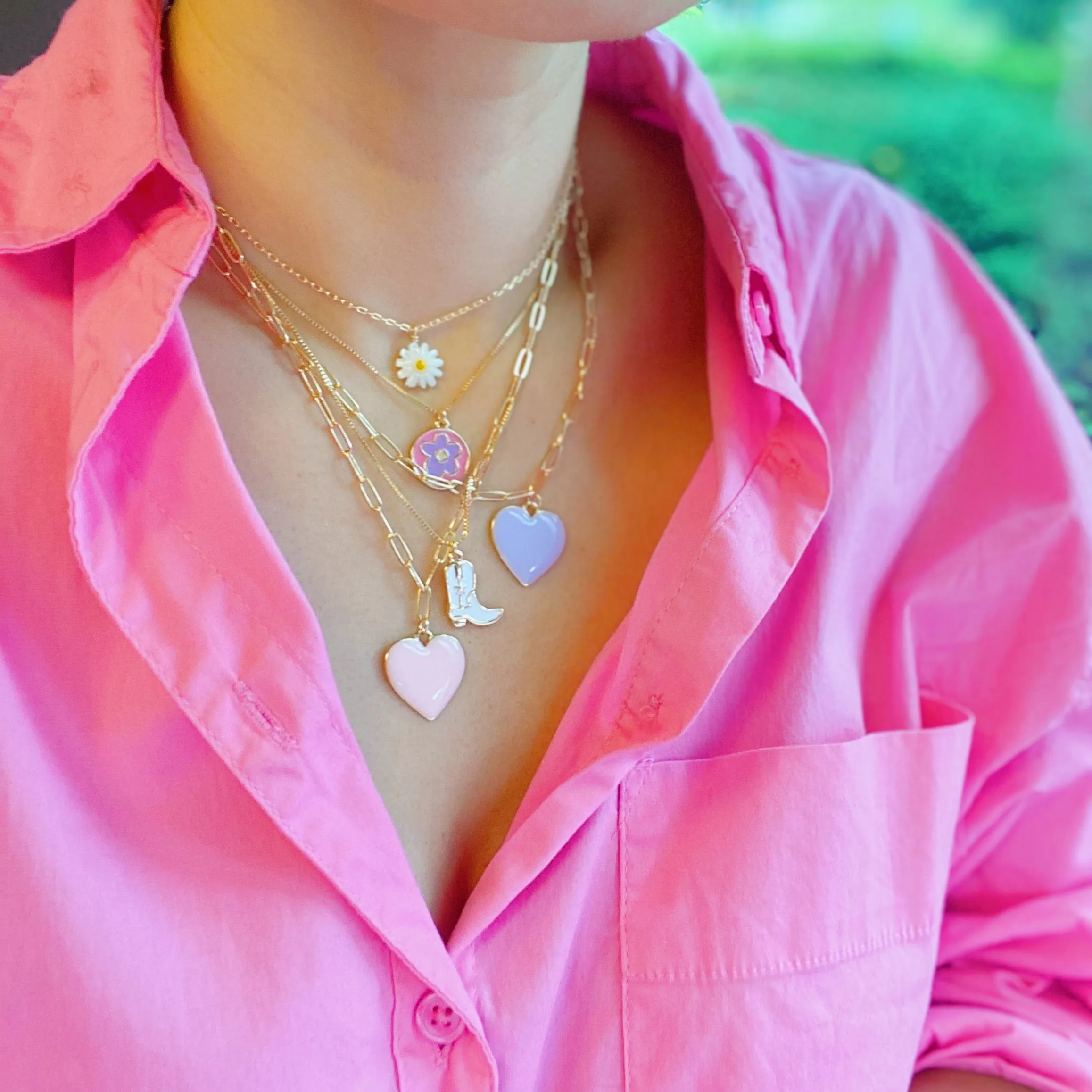 Soft Heart Pendant Necklace