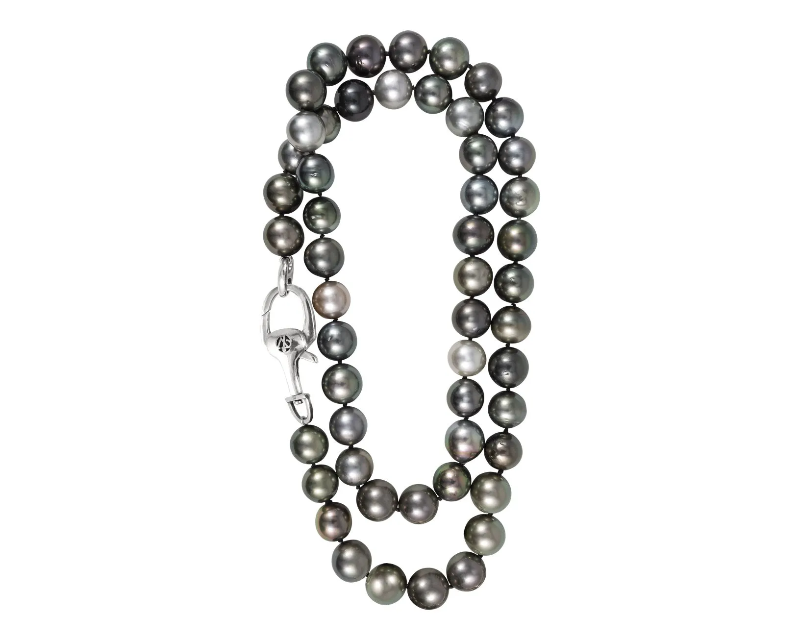 Tahitian Pearl Equestrian Opera Necklace