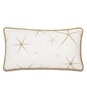 Tybee Starfish Lumbar Pillow Cover 15x26