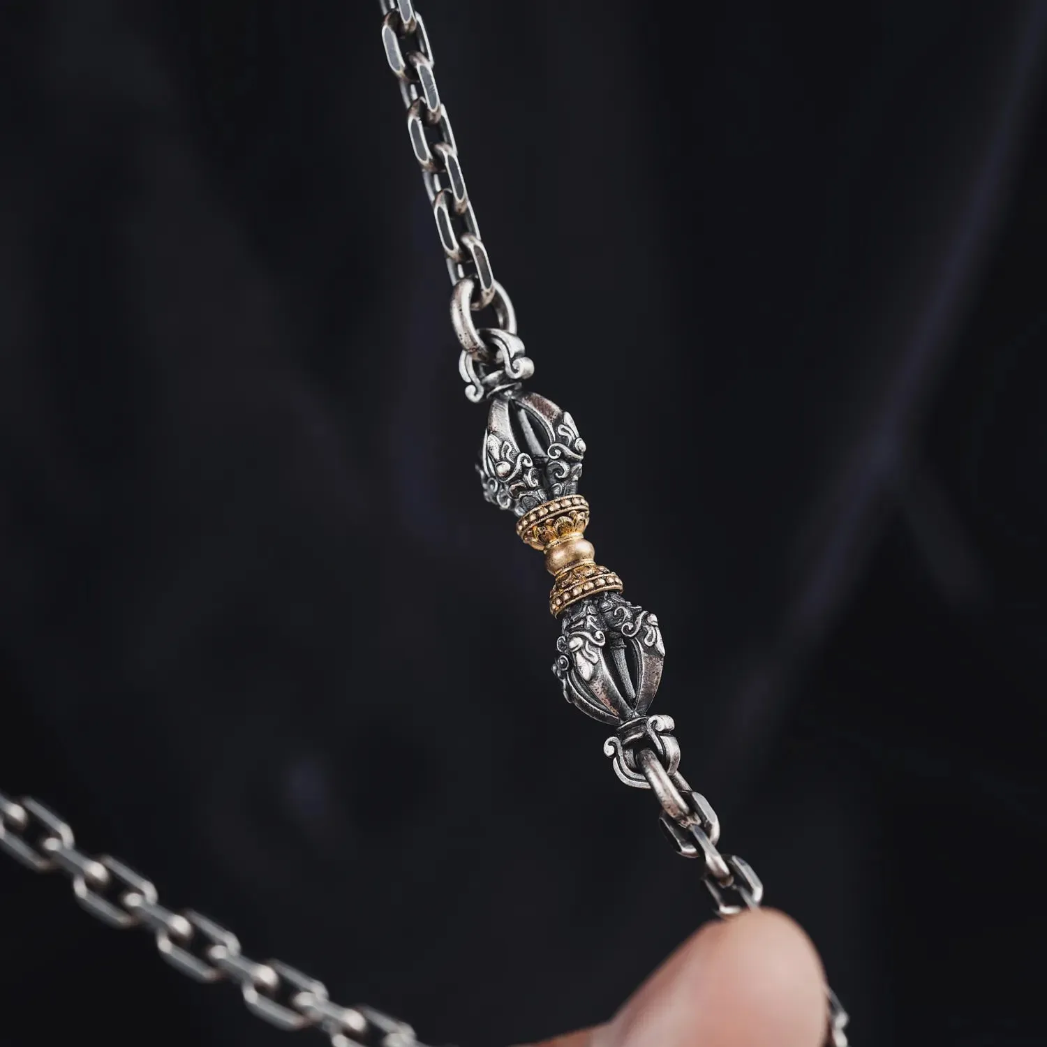 Vajra Pestle Necklace - 4mm