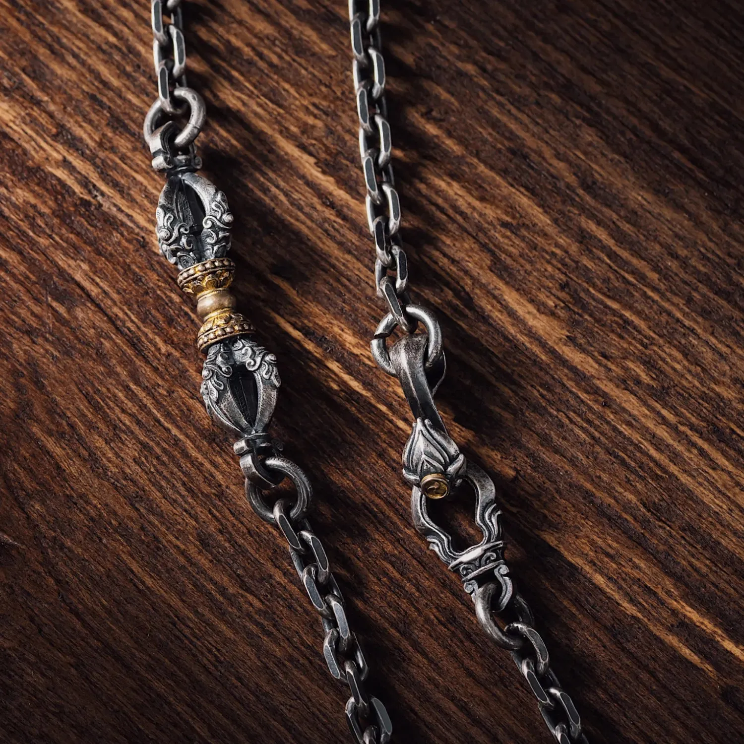 Vajra Pestle Necklace - 4mm