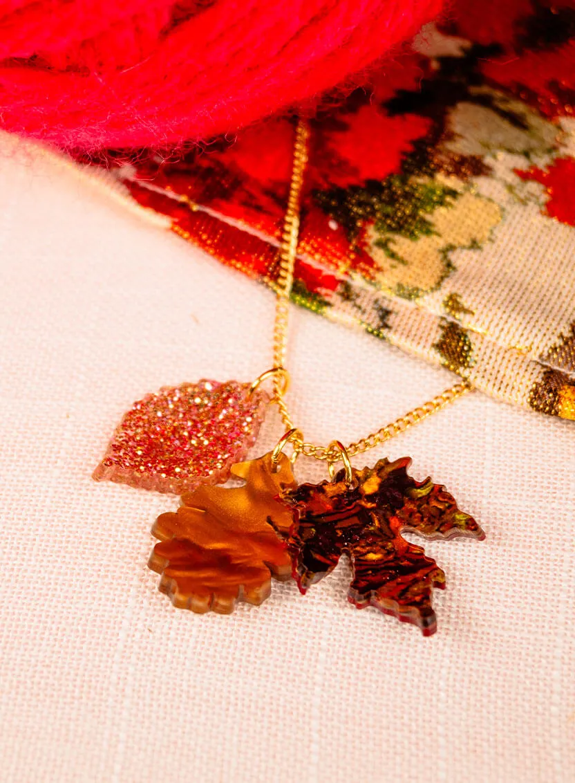 Woodland Leaves Pendant