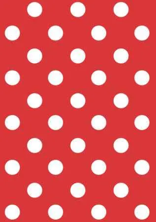 Wrapping Paper - Spots On Red